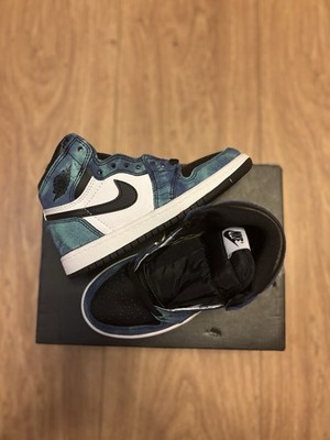 Nike Jordan 1 High Tie Dye Pre-School Größe UK 11 US 11,5C EU 28,5
