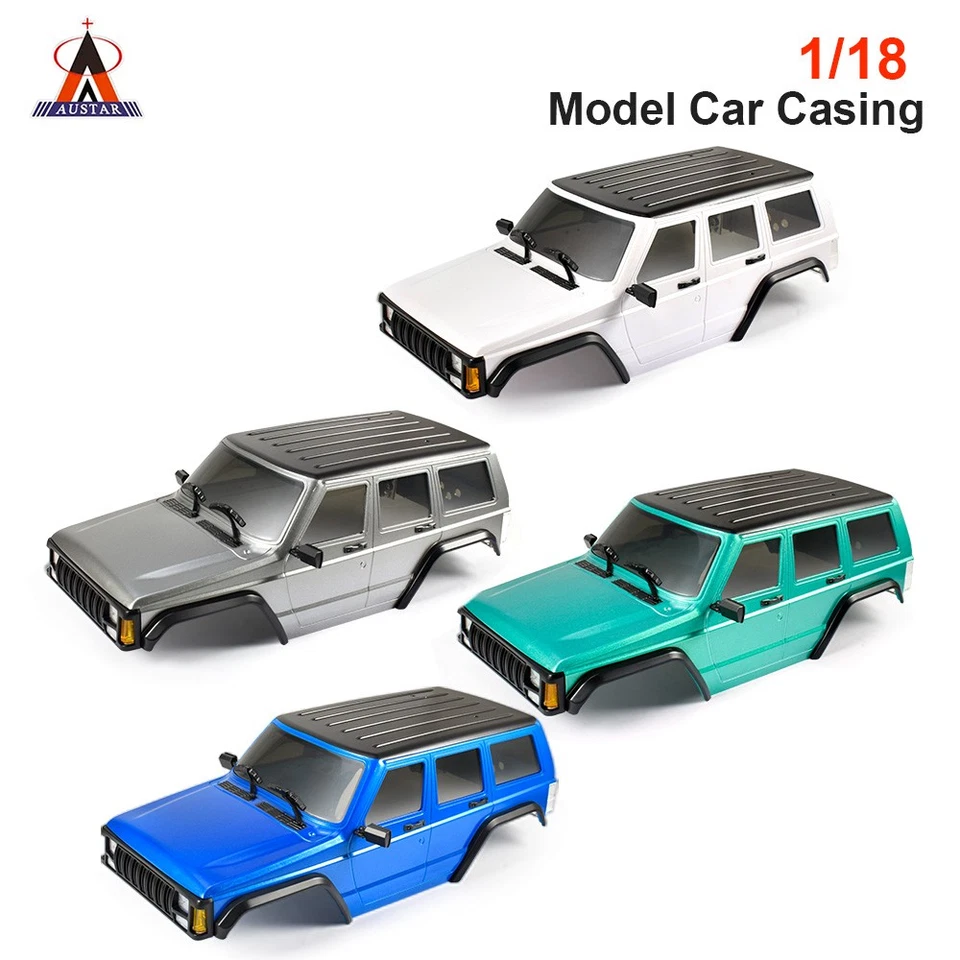 AUSTAR 1:18 Jeep RC Car Shell Off-Road Crawler Car Body for 1/18 Jeep Pickup - Image 3 of 4