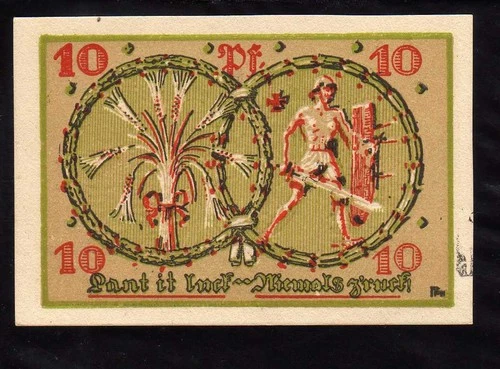 IMMENSTADT -  GERMANY NOTGELD  -  10 PFENNIG
