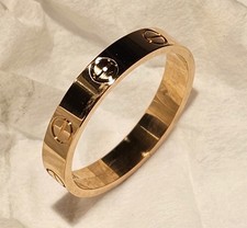 Cartier gold 18c Classic Model LOVE Ring Size 56