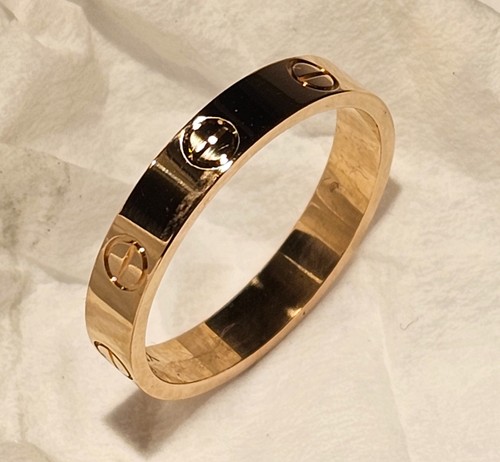 Cartier gold 18c Classic Model LOVE Ring Size 56