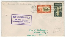 1940 TRANS PACFIC FIRST FLIGHT FAM 19-9B AUCKLAND NEW ZEALAND TO CANTON ISLAND