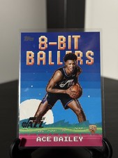 2025-26 Topps - 8-Bit Ballers Ace Bailey #8B-35 (RC) Utah Jazz Rookie!