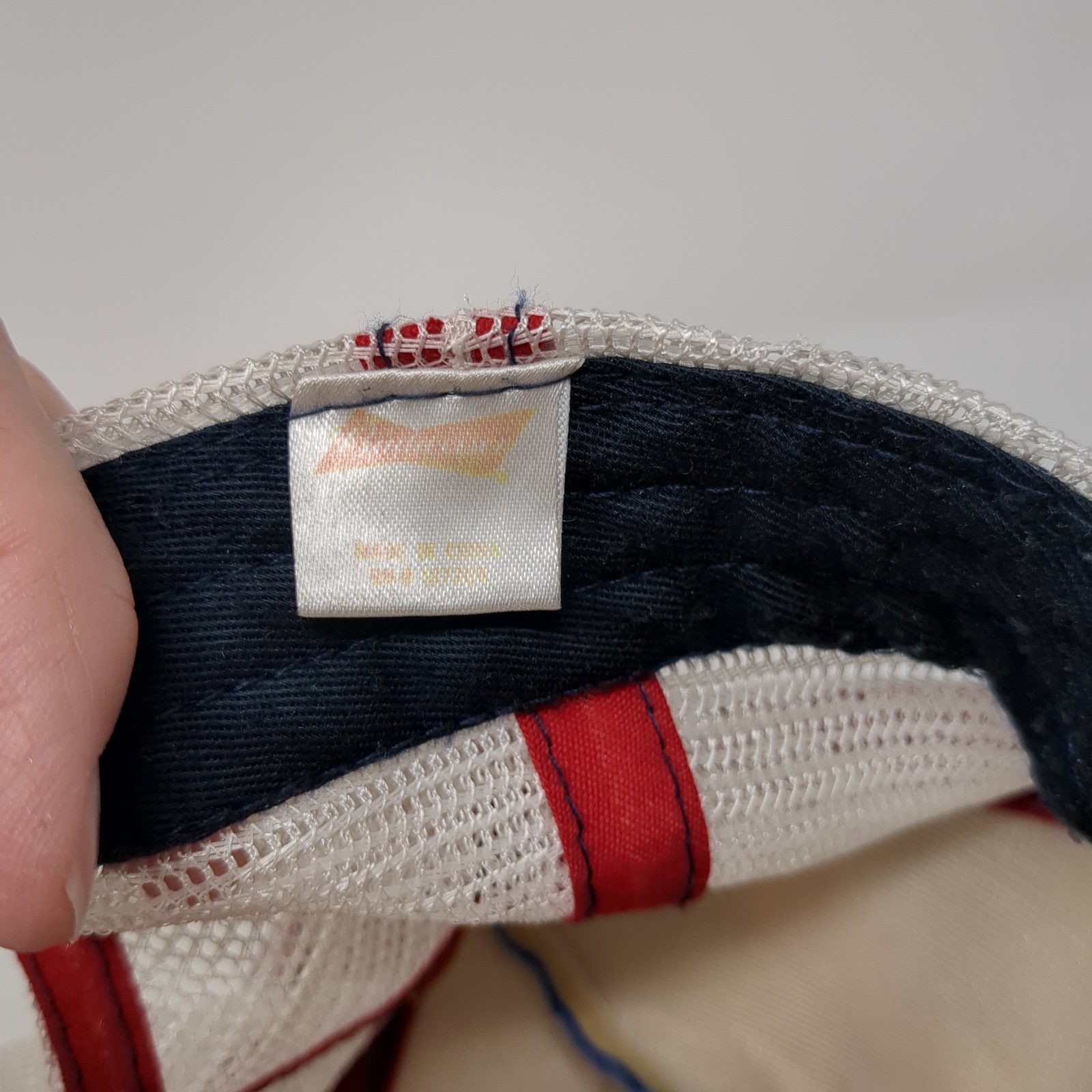 Budweiser Eagle Snapback Mesh Back Trucker Hat Mu… - image 9