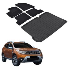 Kofferraumwanne Fußmatten Set Für Dacia Duster 2018-2021 Mit Box