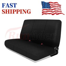 Stretch-fit Seat Covers For Full-size Pickup Trucks Universal Fit - Black