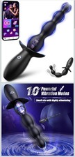 Anal Beads Prostate Massager, BEISAR Anal Vibrator Beginner-Friendly 