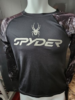 Spyder Active Sports Black Long Sleeve Unisex Size M