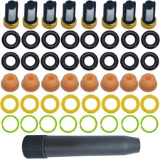 Fuel Injector O ring kit cleaner kit with Removal Tool - Compatible with