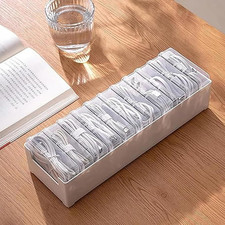 12 Pcs Cable Organizer Cord Charger Storage Box for Home Office Desk Organizatio