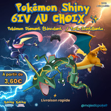 Pokémon Shiny 6IV au choix – Diamant Étincelant / Perle Scintillante