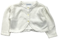 New with Tags Polo Ralph Lauren Girls White Cardigan Sweater sz 6m