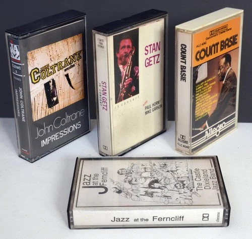 Jazz Cassette Tape Job Lot Bundle. Stan Getz, Coltrane, Basie etc. Vintage