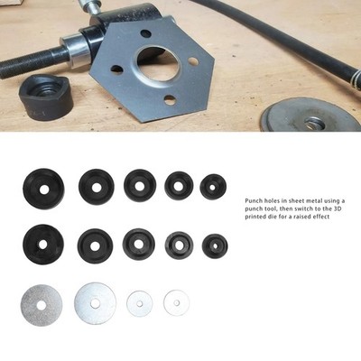 Sheet Metal Dimple Die Set für Harbor Freight Punch Driver - Carbon Steel