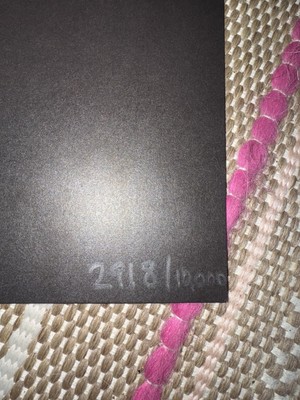 Ariana Grande Autographed Hand Signed Sweetener Litho 2918/10,000
