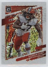 2021 Panini Donruss Optic White Sparkle Prizm Kareem Hunt #142 1g5h