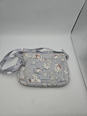 Vera Bradley Very Berry Polar Bear Crossbody Purse Adjustable Strap