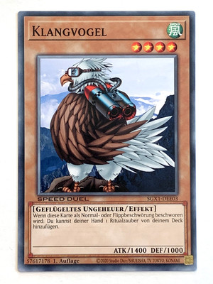 Yu-Gi-Oh! - Klangvogel - SGX1 - Common - Deutsch