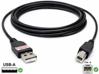 Drucker Scanner Anschluss USB Kabel kompatibel für Samsung ML-3710DN, SCX-4521FR
