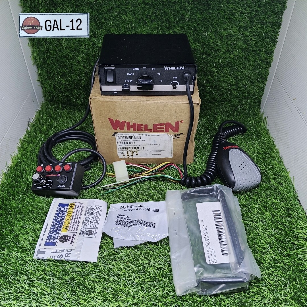 Whelen 295SL100 Sirene & PA-System 200W Komplettset mit Fernbedienung &...