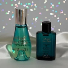 Vintage Davidoff Cool Water Mini EDT for Men and Women Eau De Toilette Gift Set