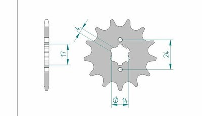 AFAM Standard Stahlritzel 49102 420
