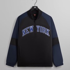 Kith for the New York Knicks Ball Nylon Black Quarter Zip Windbreaker Size XL