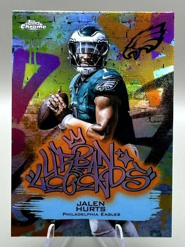 2025 Topps Chrome Jalen Hurts Base (RAW)