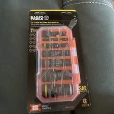 Klein Tools 65618 KNECT Flip-10 Heavy Duty Impact Socket Set SAE 8-Piece