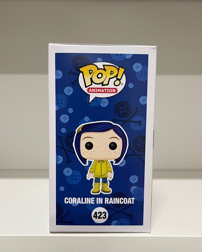 Funko Pop! Animation: Coraline in Raincoat 423 Chase Limited Edition with Hat - Imagen 6 de 7