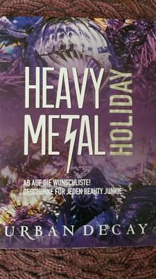 NEU Urban Decay Lookbook Katalog Heavy Metal Holiday naked Paletten Heat Basics