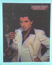 Original Vintage 1977 John Travolta Saturday Night Fever Movie Iron On Transfer