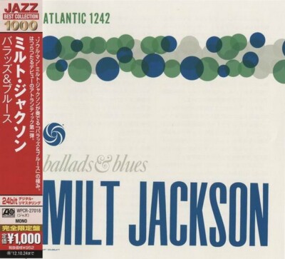 NEW! MILT JACKSON - Ballads & Blues [CD,2012] JAPAN IMPORT WITH OBI STRIP