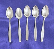 American Charm Lot of 5 Fruit Spoons Made in USA 5-3/4"