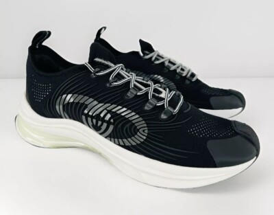 Gucci Run Tech GG Interlocking Logo Black Sneakers Shoes size US 10 Pre Owned Gucci Run Sneaker Black for sale | eBay main image 4