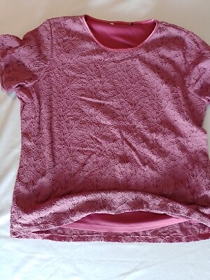Damen Top Bm Größe L gefüttert rosa 18701