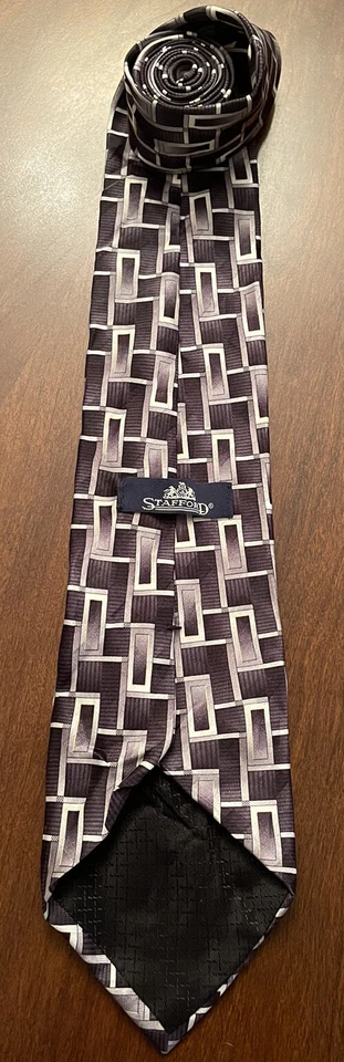 Мужской галстук Stafford 100% шелк - Изображение 2 из 4