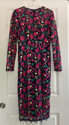 dress the population sophia dress Sophia Floral Sequin Dress Dress the Population