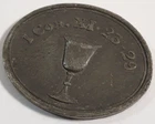 Antique Scottish Communion Church Token Forfar Angus 1855 BZ 2603