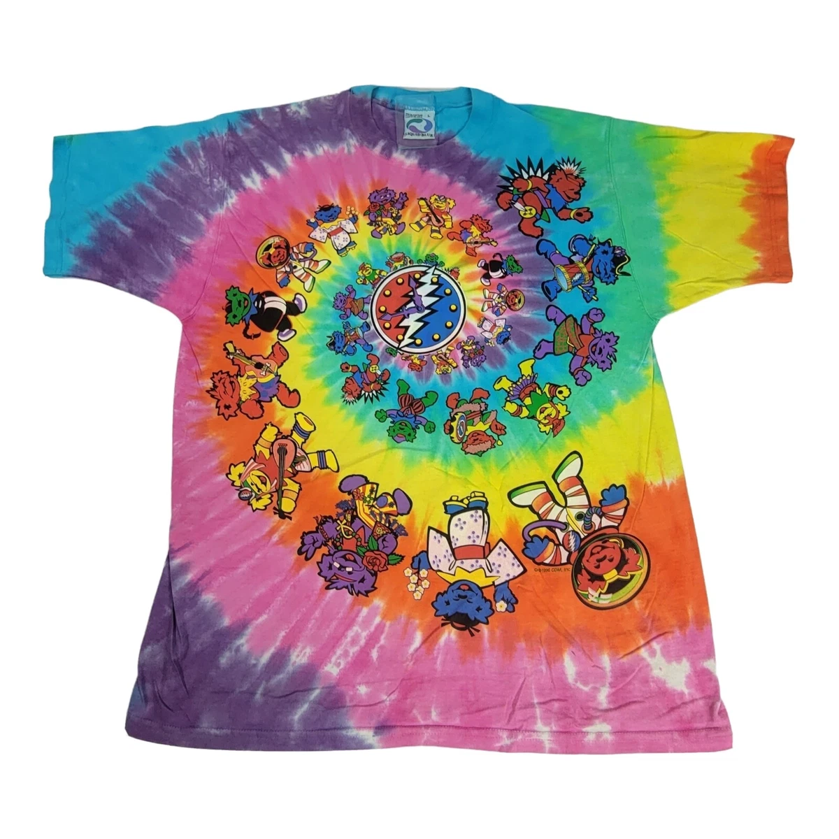 bear tie dye shirt