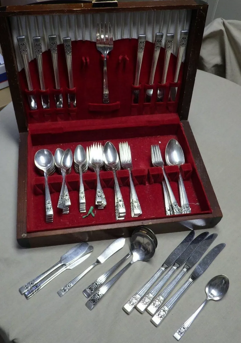 Coronation silverplate flatware value clearance