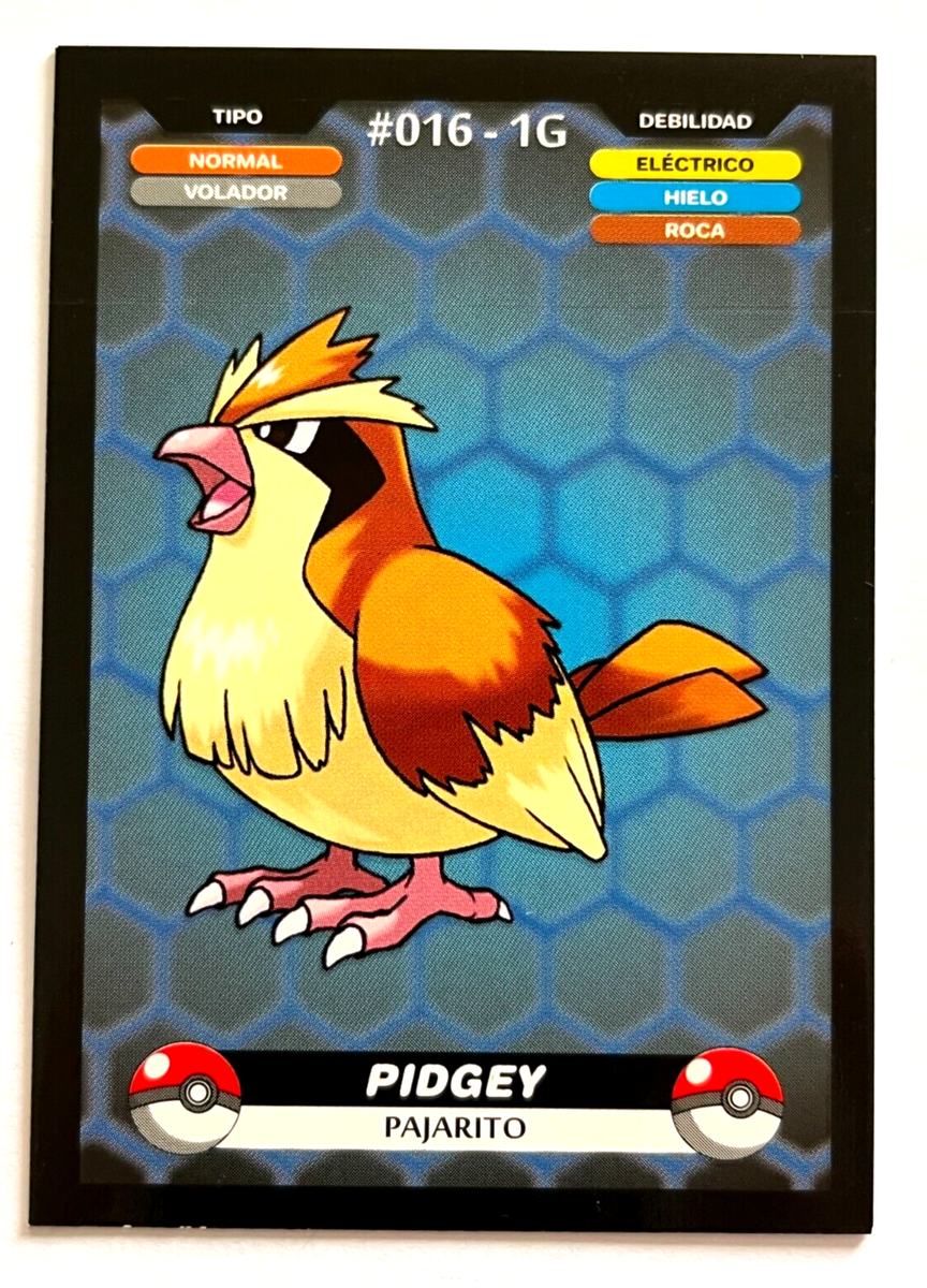 2025 POKEMON KANTO CREALASER TCG Card #016 PIDGEY Peru Edition | eBay