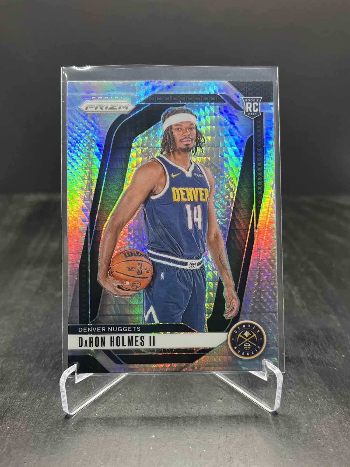 2024-25 Panini Prizm Basketball DaRon Holmes II RC Rookie Hyper #235