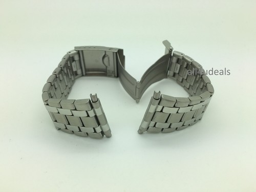 20 mm hasta 28 mm MB9256-W Hadley Roma acero inoxidable banda ancha de metal para hombre - Imagen 7 de 13