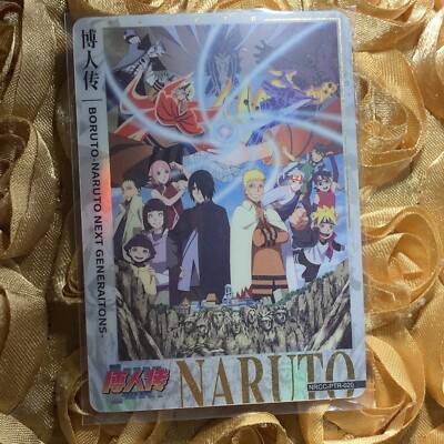 Naruto Uzumaki Sakura Boruto NARUTO Generation ACG Anime Girl Waifu Holo Card
