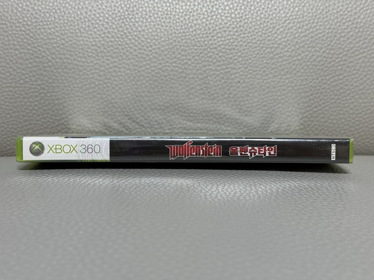 Korean Wolfenstein Xbox 360 Korean Version Brand New Factory