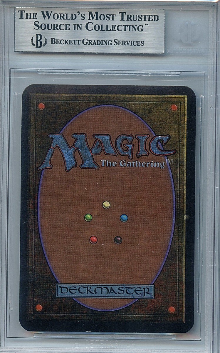 MTG Alpha Mox Jet BGS 9.0 (9) Mint Magic Card with 9.5 MTG Alpha Mox Jet BGS 9.0 (9) Mint Magic Card with 9.5