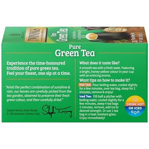 Twinings Green Tea - 20 tea bags (Pack of 4) - Picture 2 of 5