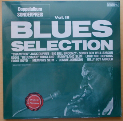 BLUES Selection Vol. III Sealed Werksversiegelt Doppel LP Bellaphon BBS 2549