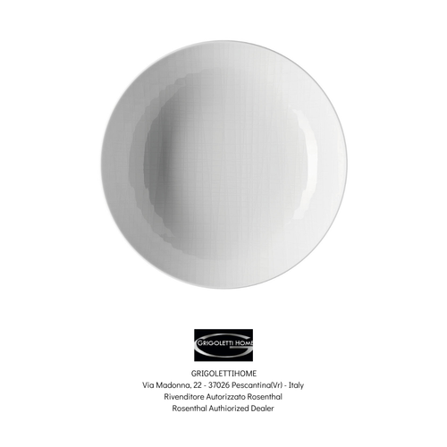 Plat Rosenthal MESH Aqua 21 Cm – Porcelaine Design, Neuf Sous Emballage